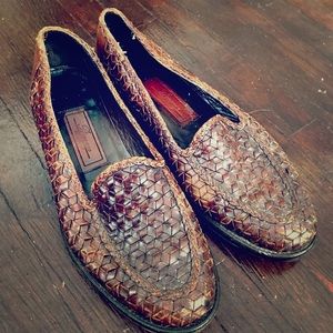 Bragano By Cole Haan Brown Loafer Shoes size 6